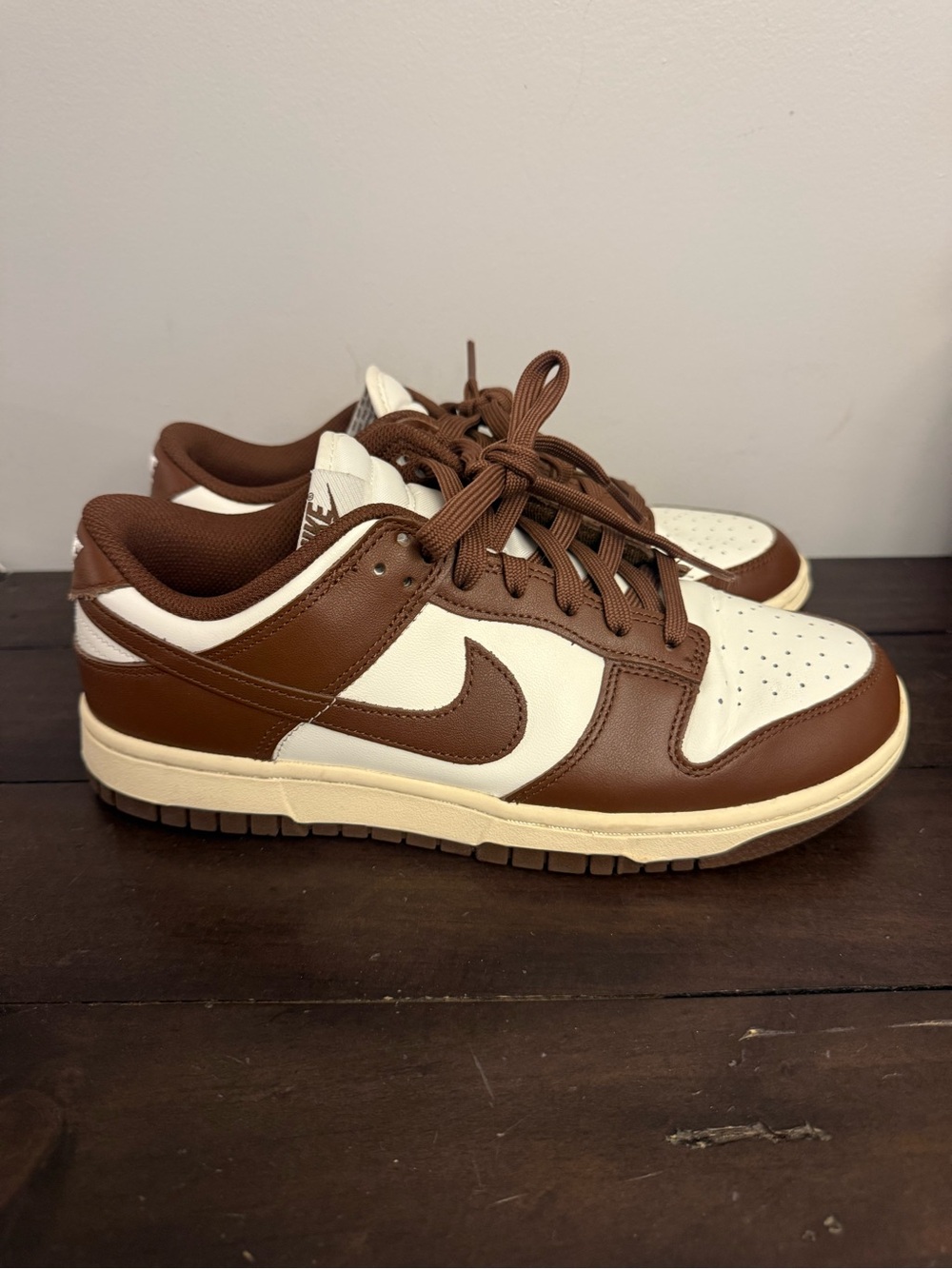 Nike Dunk Low Cacao Wow Sneakers Women’s 8.5 Brown Cream DD1503-124